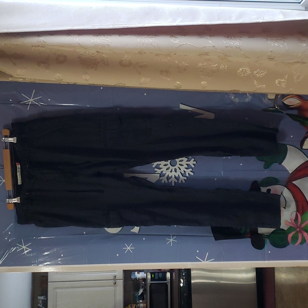 Private Member Navy Blue Linen Pants. Size 34.